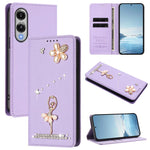 Custodia in ecopelle con protezione RFID e strass per Samsung Galaxy S26, S25 FE