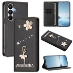 Custodia in ecopelle con protezione RFID e strass per Samsung Galaxy S26, S25 FE