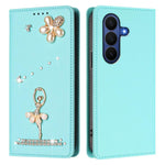 Custodia ecopelle con protezione RFID e motivo ballerina per Samsung Galaxy Z