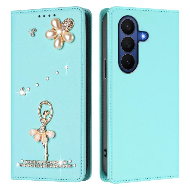 Custodia ecopelle con protezione RFID e motivo ballerina per Samsung Galaxy Z