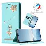 Custodia ecopelle con protezione RFID e motivo ballerina per Samsung Galaxy Z
