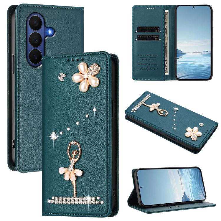 Custodia ecopelle con protezione RFID e motivo ballerina per Samsung Galaxy Z