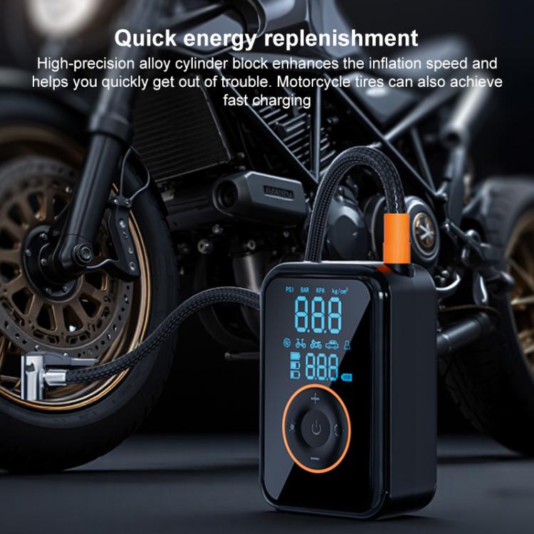 Pompa aria wireless con display digitale 4000 mAh