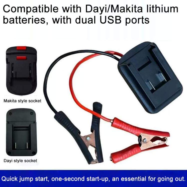 Alimentatore emergenza batteria litio per auto Dayi Makita
