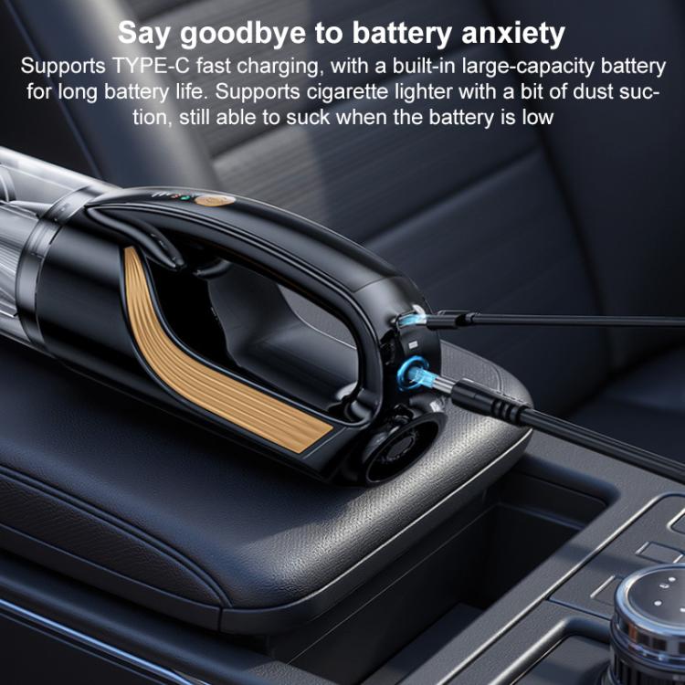 Mini aspirapolvere portatile wireless 6000mAh per auto