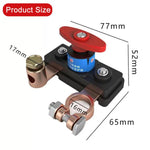 Interruttore disconnessione batteria auto 12V-24V in rame