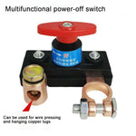 Interruttore disconnessione batteria auto 12V-24V in rame