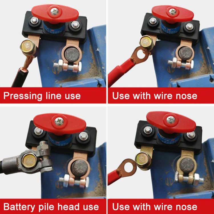 Interruttore disconnessione batteria auto 12V-24V in rame
