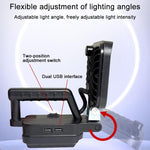 Luce di emergenza LED portatile con doppia porta USB