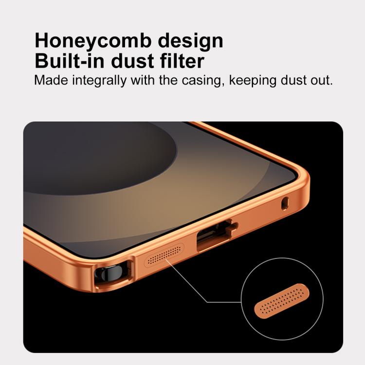 Custodia metallo con fibbia magnetica per Samsung Galaxy S26, S25, S24 e S23