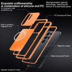 Custodia metallo con fibbia magnetica per Samsung Galaxy S26, S25, S24 e S23