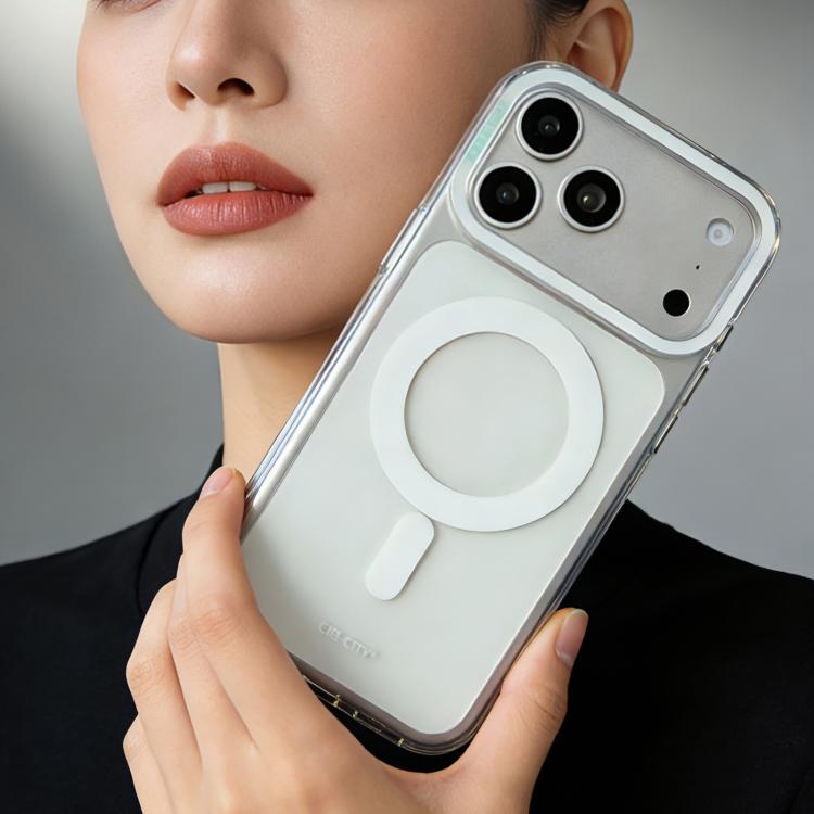 Custodia magnetica trasparente autoriparante per iPhone 17 Pro Ma