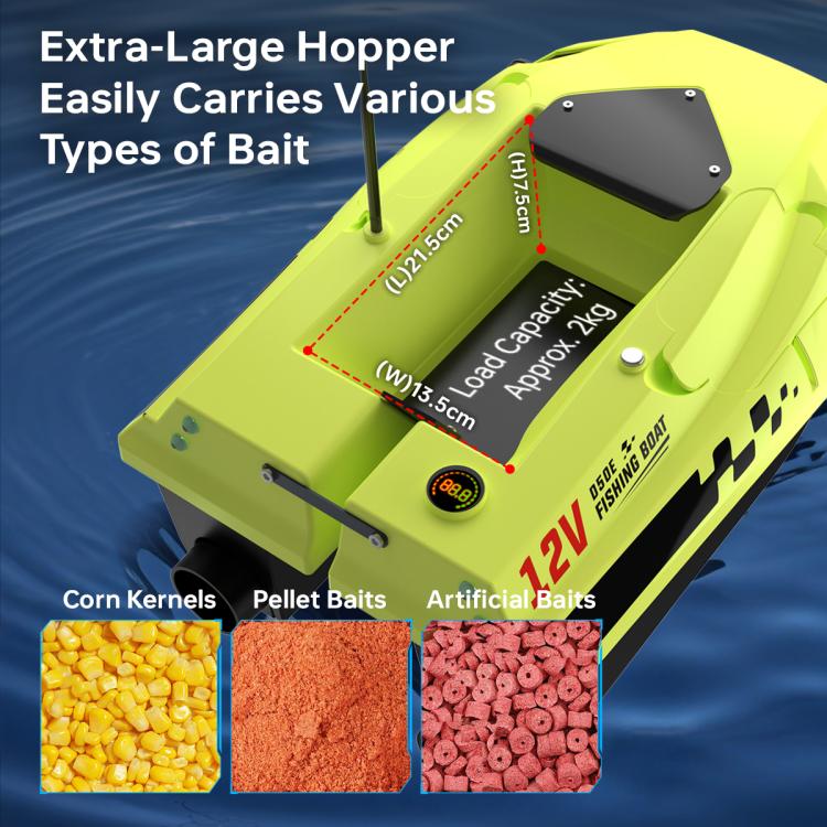 Barca da pesca intelligente D50E con GPS e sensore sonar