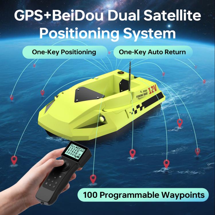 Barca da pesca intelligente D50E con GPS e sensore sonar