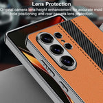 Custodia in ecopelle galvanizzata con blocchi di colore per Samsung Galaxy S26