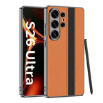 Custodia in ecopelle galvanizzata con blocchi di colore per Samsung Galaxy S26