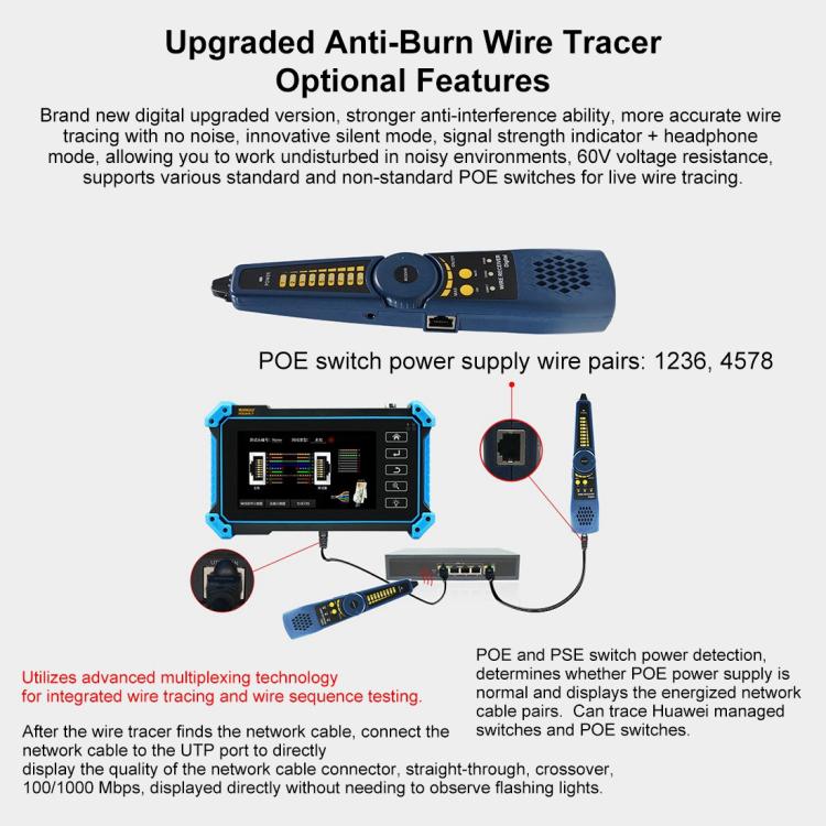 Tester integrato per videosorveglianza coassiale IPC-5100CPlus
