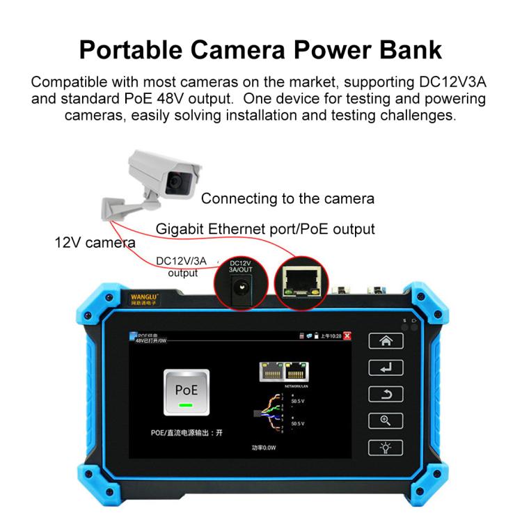 Tester integrato per videosorveglianza coassiale IPC-5100CPlus