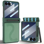 Custodia protettiva integrale con vetro temperato privacy per Samsung Galaxy Z