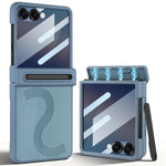 Custodia protettiva integrale con vetro temperato privacy per Samsung Galaxy Z