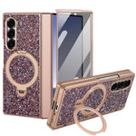 Custodia VIETAO Flash Diamond con vetro temperato privacy e supporto magnetico