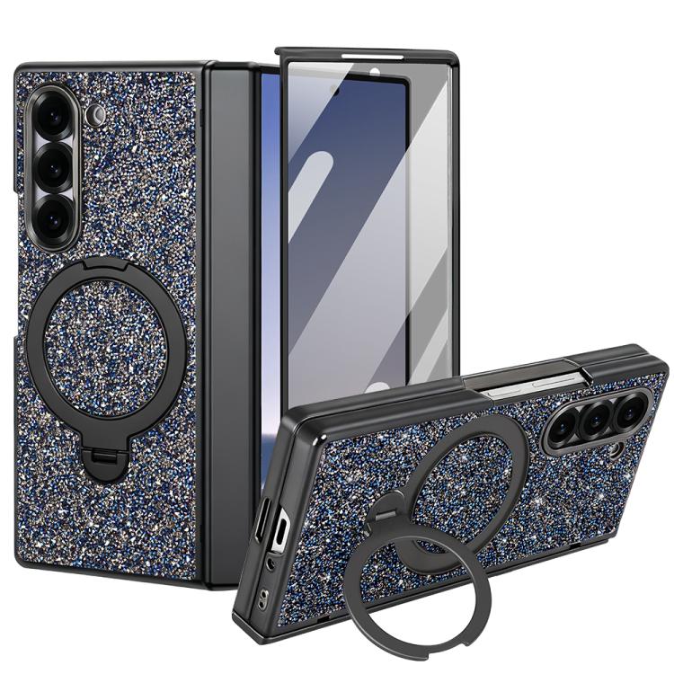 Custodia VIETAO Flash Diamond con vetro temperato privacy e supporto magnetico