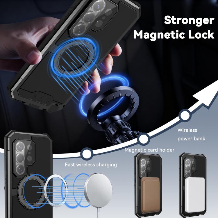 Custodia impermeabile con supporto magnetico per Samsung Galaxy S26 Ultra 5G