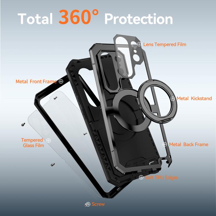 Custodia impermeabile con supporto magnetico per Samsung Galaxy S26 Ultra 5G