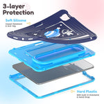 Custodia ibrida in silicone per iPad Air 11 e iPad Pro 11