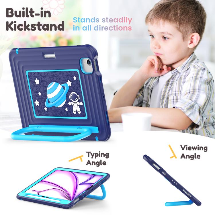 Custodia ibrida in silicone per iPad Air 11 e iPad Pro 11
