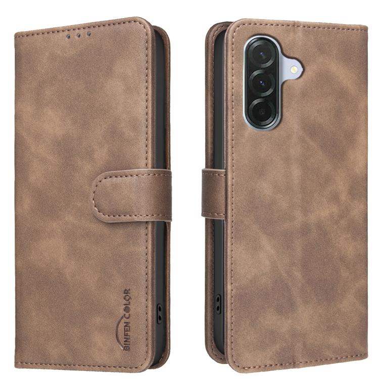 Custodia in ecopelle con protezione RFID per Samsung Galaxy A06 A07 A15 A16 A55