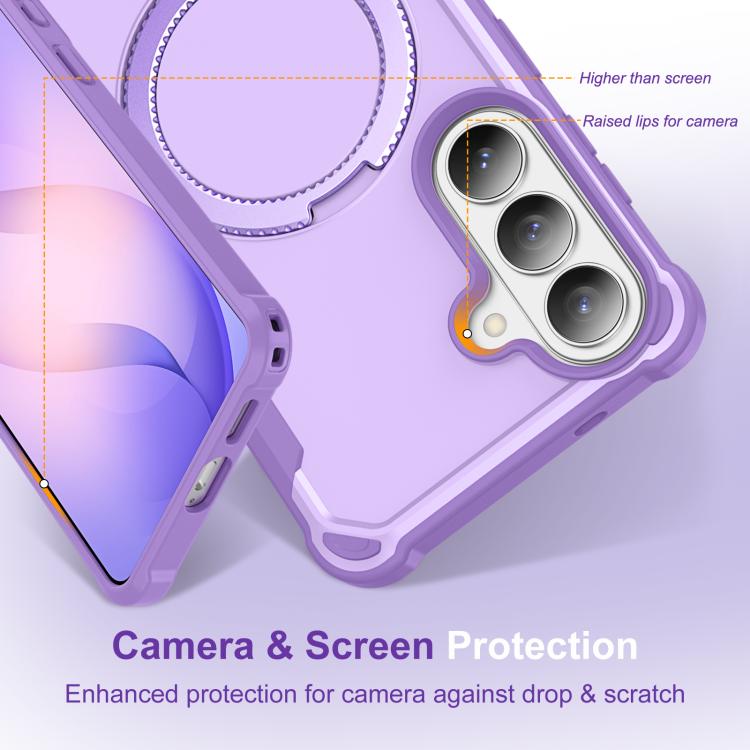 Custodia antiurto con supporto MagSafe per Samsung Galaxy S26+, S26 Ultra e S26