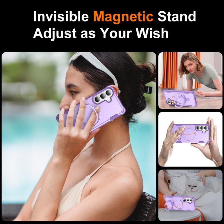 Custodia antiurto con supporto MagSafe per Samsung Galaxy S26+, S26 Ultra e S26