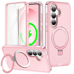 Custodia con supporto magnetico satinato per Samsung Galaxy S26+, S26 Ultra e