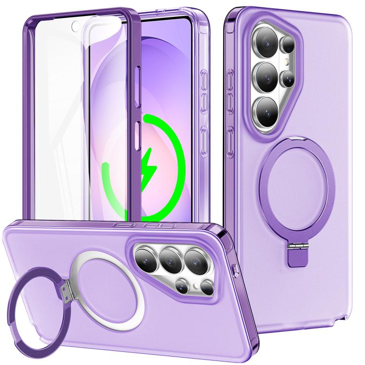 Custodia con supporto magnetico satinato per Samsung Galaxy S26+, S26 Ultra e