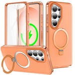 Custodia con supporto magnetico satinato per Samsung Galaxy S26+, S26 Ultra e