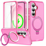 Custodia con supporto magnetico satinato per Samsung Galaxy S26+, S26 Ultra e