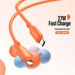 Cavo dati in silicone Type-C a 8 pin 27W 1 metro