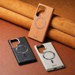Custodia magnetica ESEBLE L2 con texture Litchi per Samsung Galaxy S26 Ultra