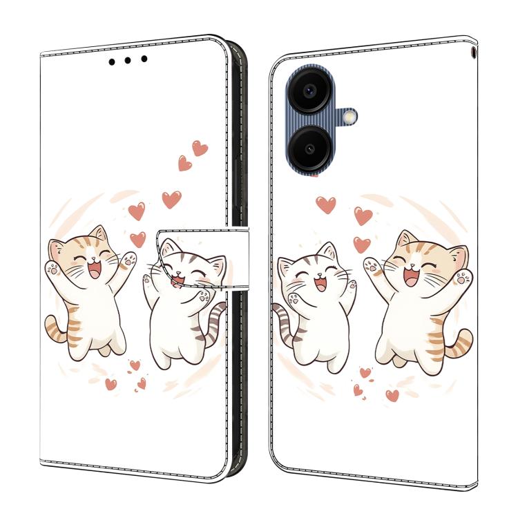 Custodia per telefono in ecopelle con effetto cristallo per Samsung Galaxy A07