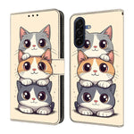 Custodia per telefono in ecopelle con effetto cristallo per Samsung Galaxy A07