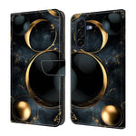 Custodia per telefono in ecopelle con effetto cristallo per Samsung Galaxy A07