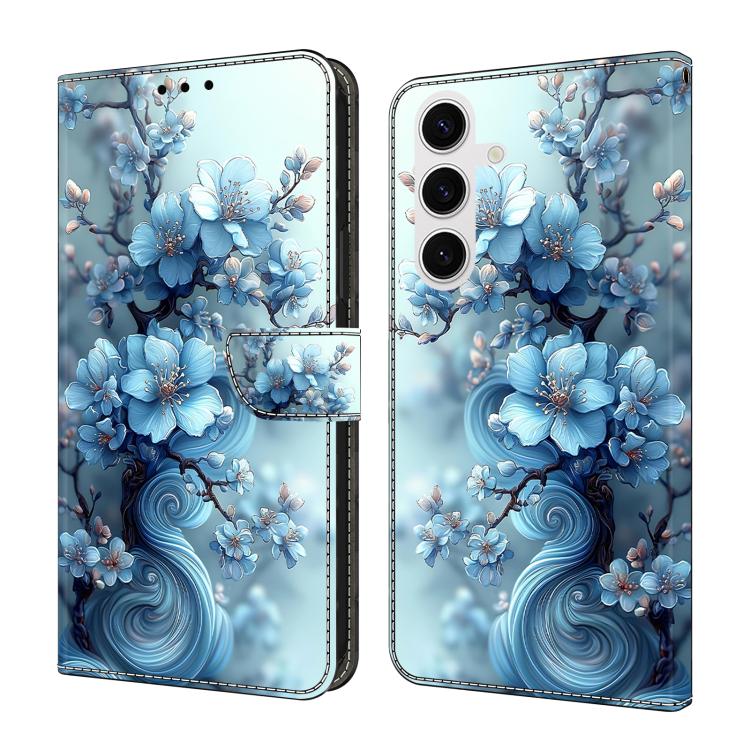 Custodia in ecopelle effetto cristallo per Samsung Galaxy S25 Edge e S24/S25 5G