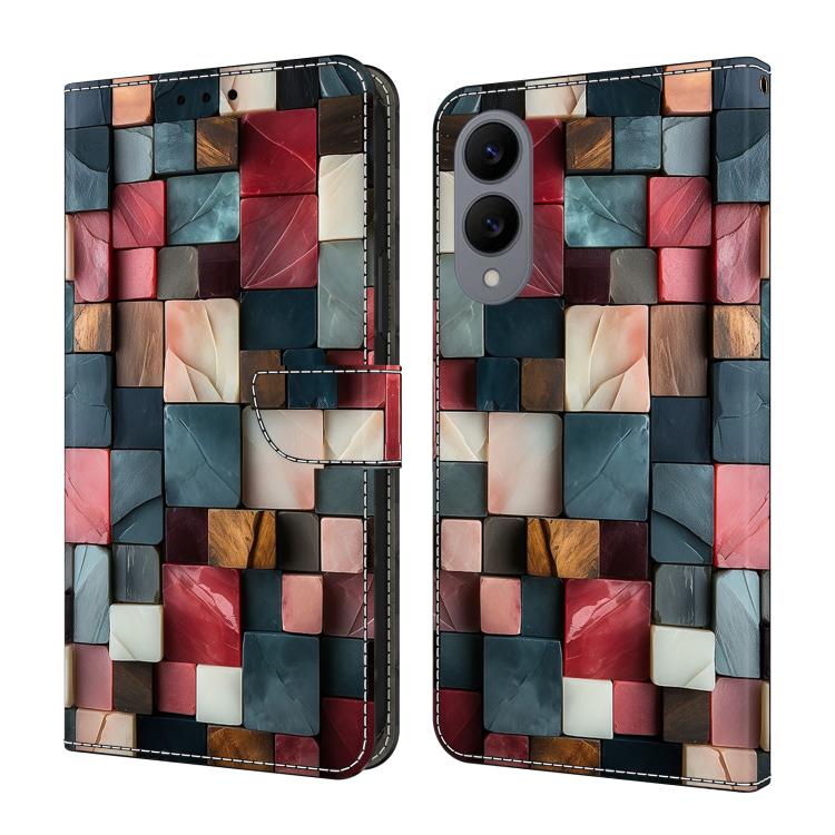 Custodia in ecopelle effetto cristallo per Samsung Galaxy S25 Edge e S24/S25 5G