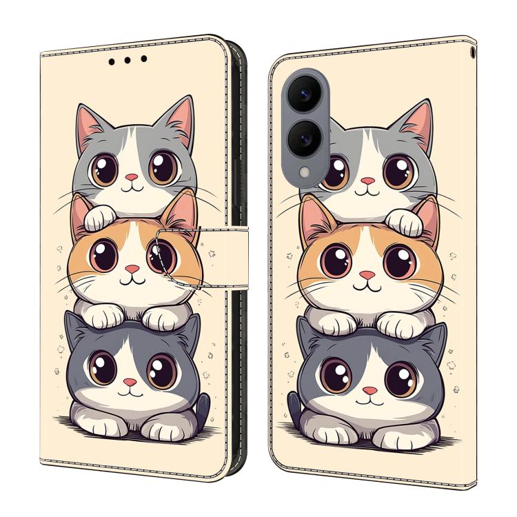 Custodia in ecopelle effetto cristallo per Samsung Galaxy S25 Edge e S24/S25 5G