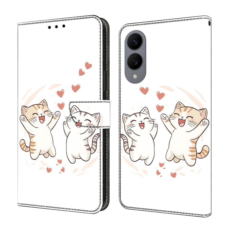 Custodia in ecopelle effetto cristallo per Samsung Galaxy S25 Edge e S24/S25 5G