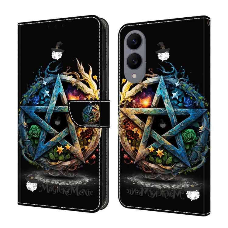 Custodia in ecopelle effetto cristallo per Samsung Galaxy S25 Edge e S24/S25 5G
