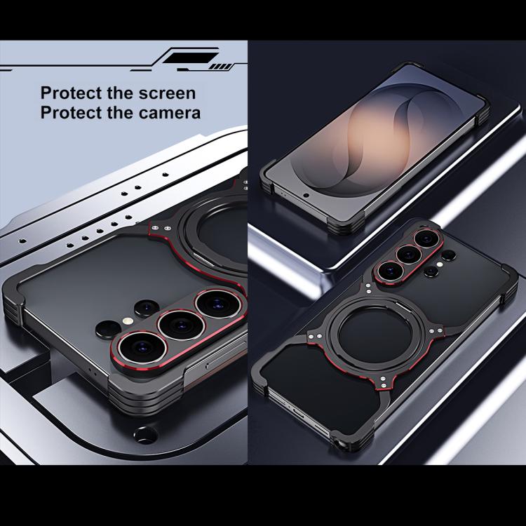 Supporto telefono MagSafe con braccio meccanico e custodia in metallo per