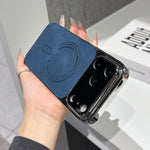 Custodia magnetica in pelle per iPhone 17 Pro e Pro Max