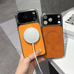 Custodia magnetica in pelle per iPhone 17 Pro e Pro Max